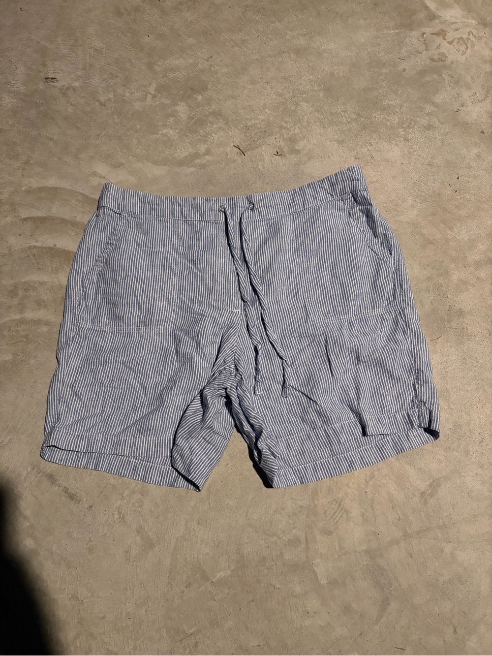 Kim Rogers Light Blue Striped Men’s Shorts